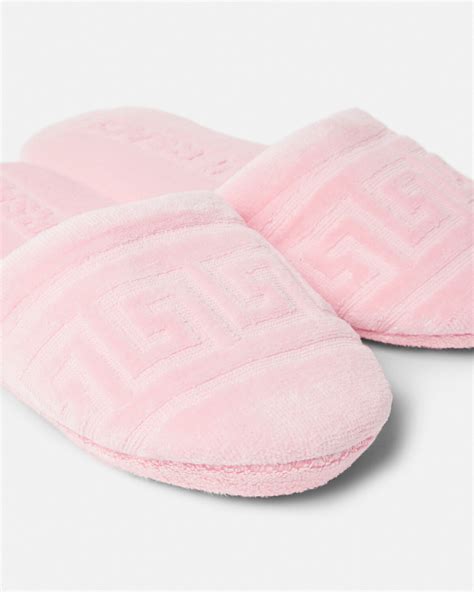 fake versace bath slippers|versace bedroom slippers.